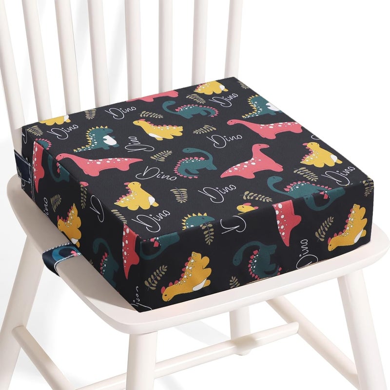 KAGIWEI Booster Seat for Kitchen Chair - Strong Support Toddler Booster Seat for Dining Table, Portable Booster Chair with Adjustable Elasticity Straps for Toddlers Eating Travel Home - Image 1